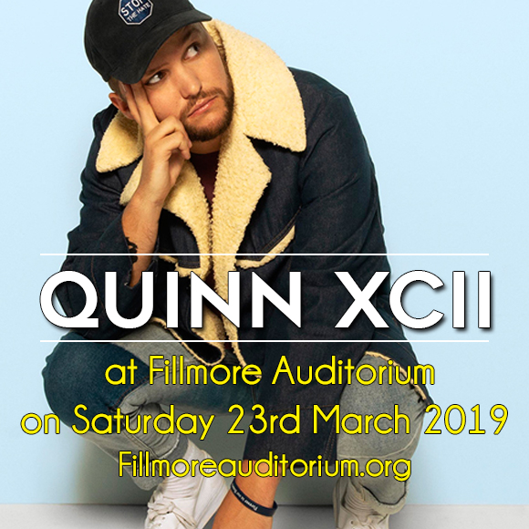 Quinn XCII Tickets 23rd March Fillmore Auditorium at Denver, Colorado