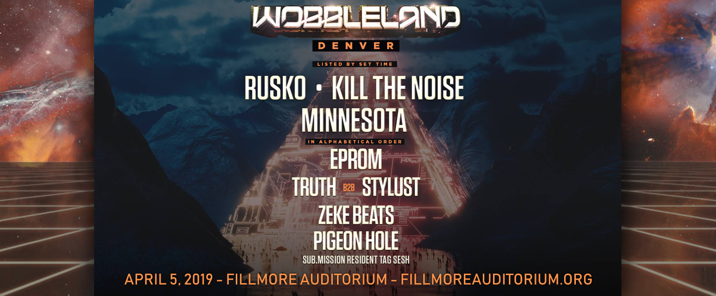 Wobbleland: Rusko, Kill The Noise, Minnesota & Eprom