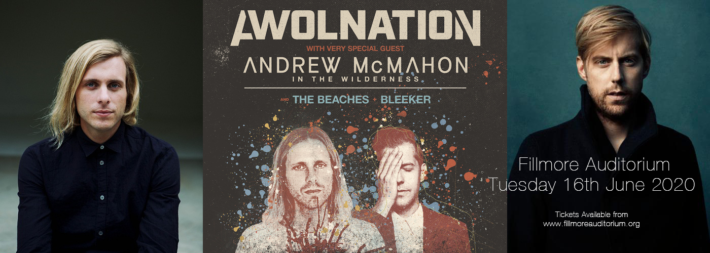 Awolnation & Andrew McMahon [CANCELLED]