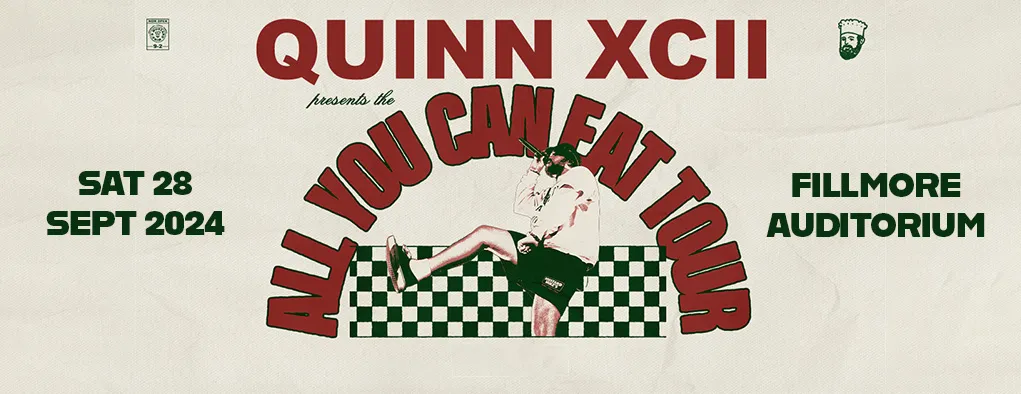 Quinn XCII Tickets | 28th September | Fillmore Auditorium