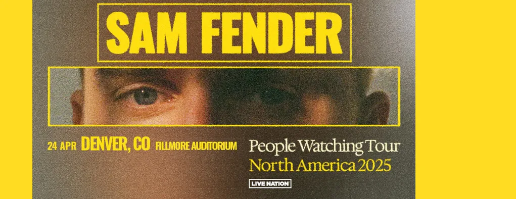 Sam Fender at Fillmore Auditorium