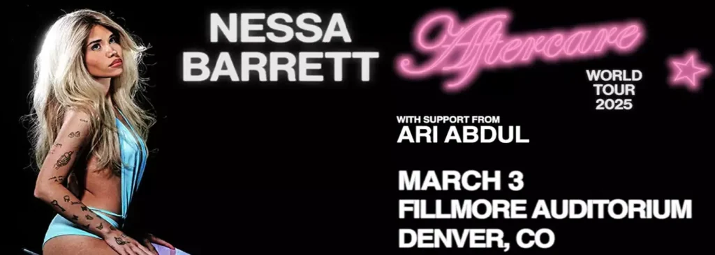 Nessa Barrett at Fillmore Auditorium